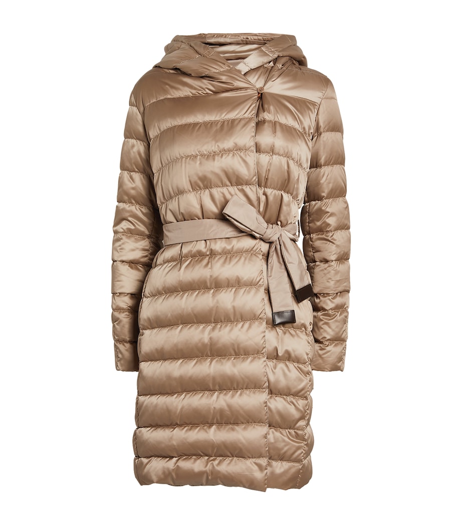 Max Mara White The Cube Reversible Quilted Coat