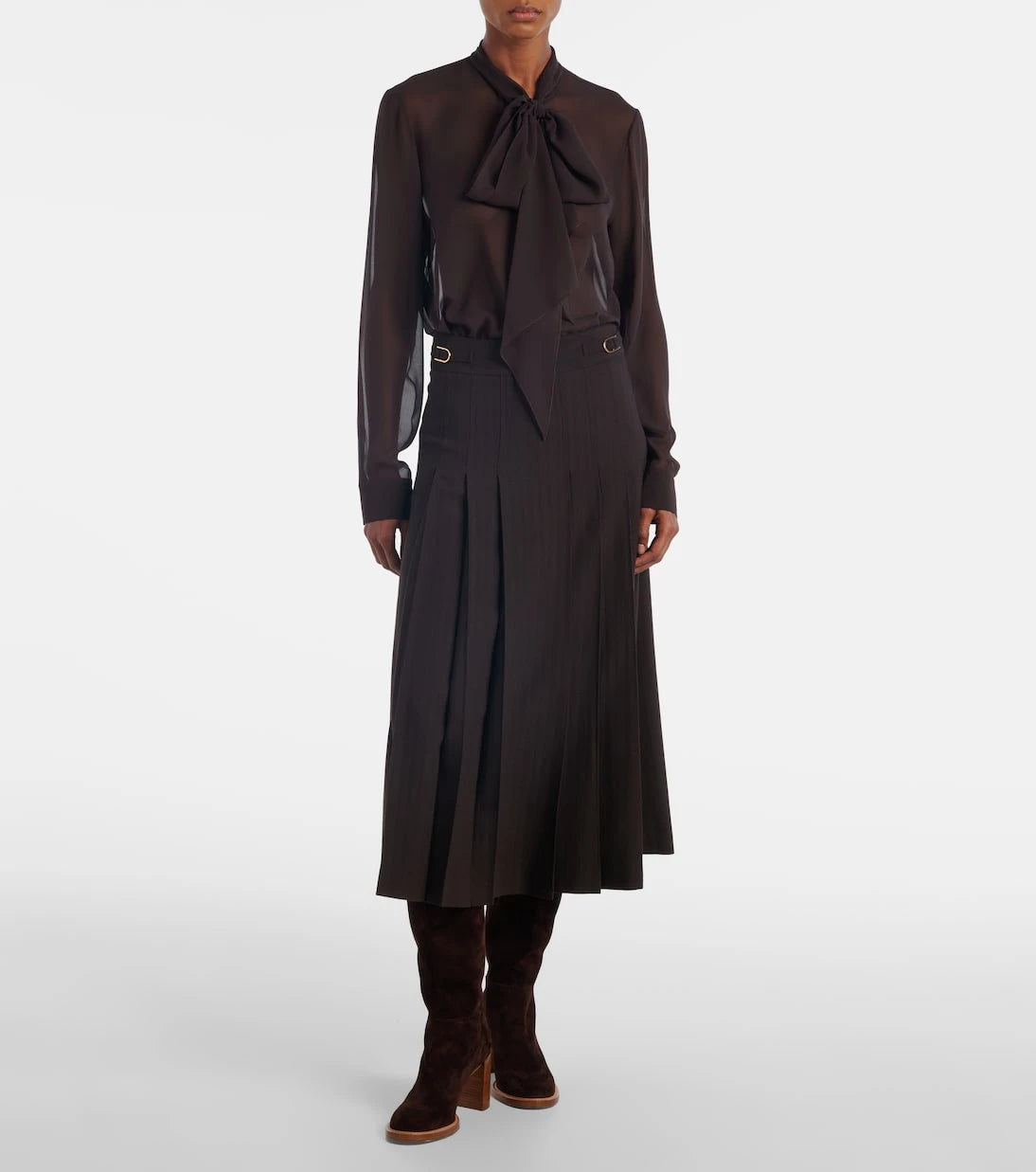 Gabriela Hearst - Shildon tie-neck silk blouse