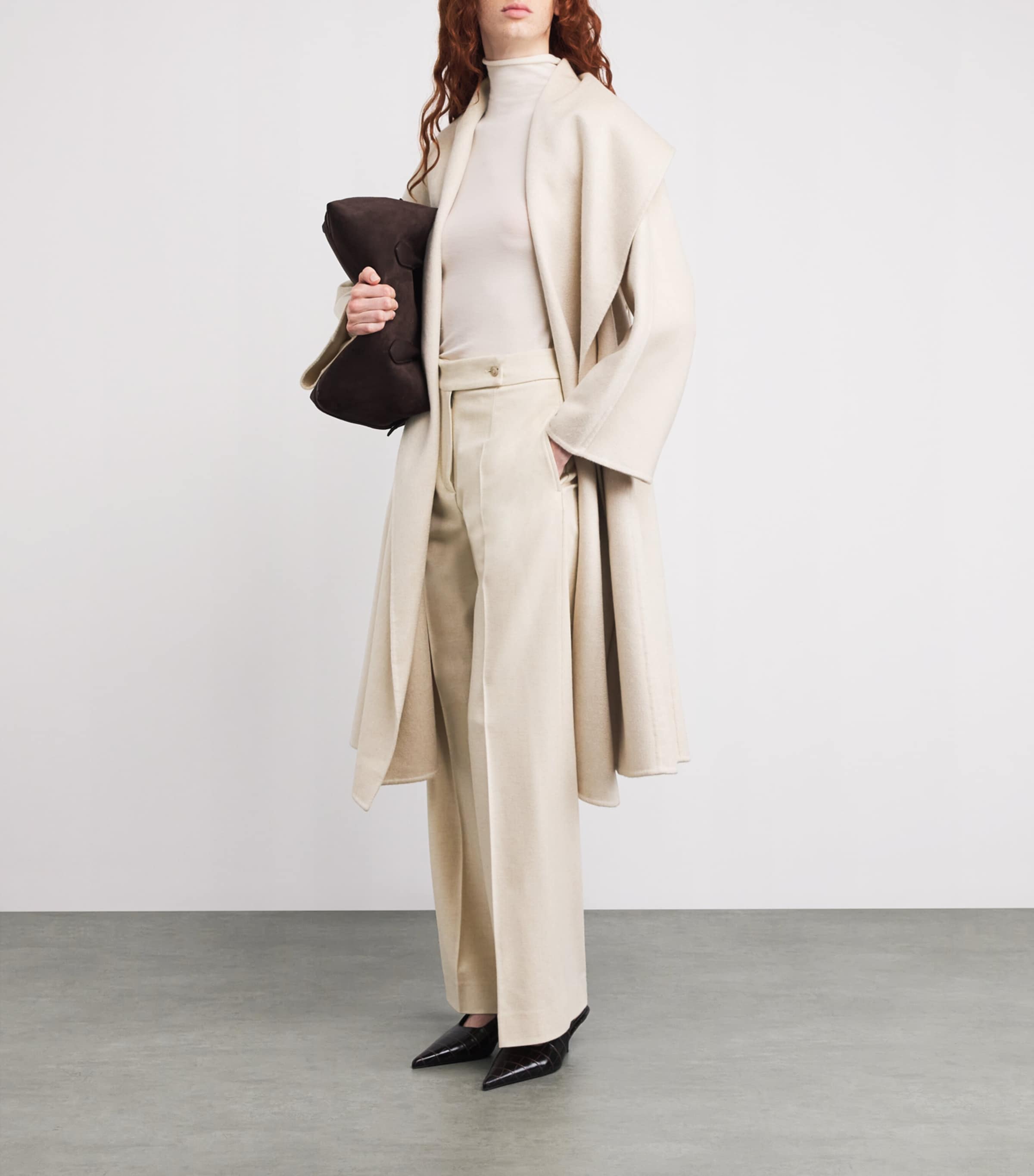 Cashmere Straight Tailored Trousers