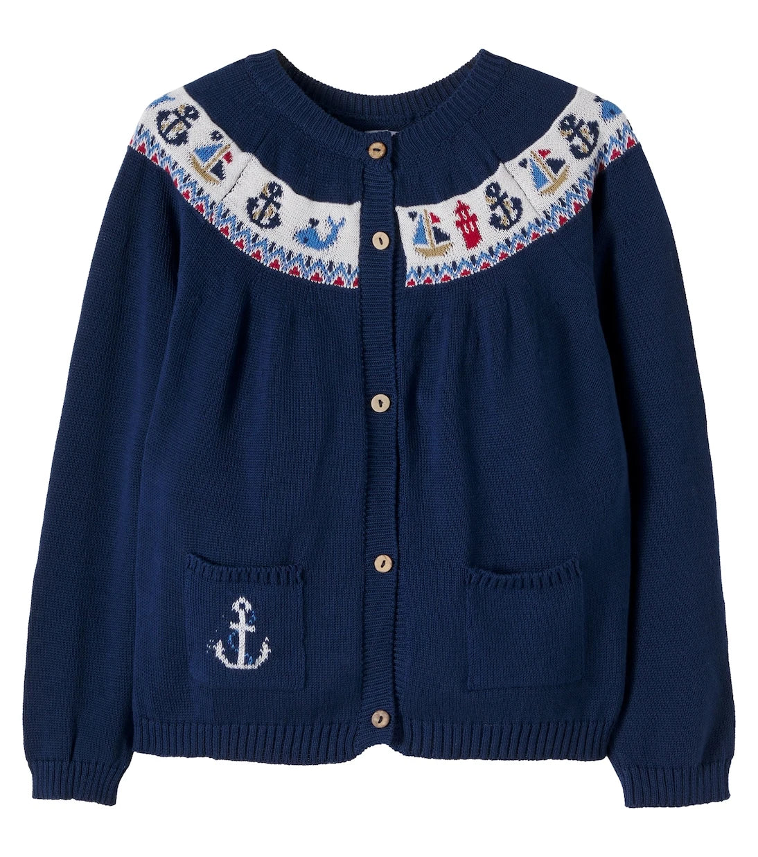 Pepa London - Intarsia cotton cardigan