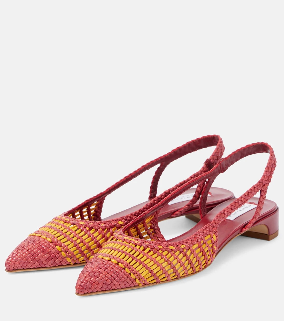 Gabriela Hearst - Perro leather slingback flats