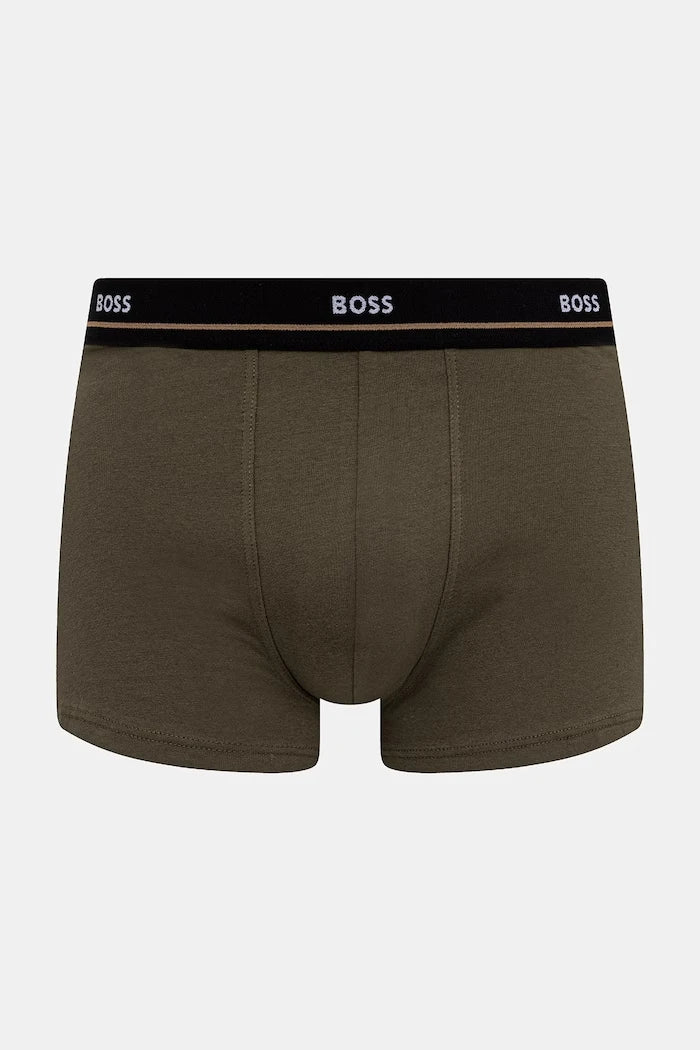 BOSS Erkek Pamuk ve Elastan Boxer Trunk 5P Essential 5’li