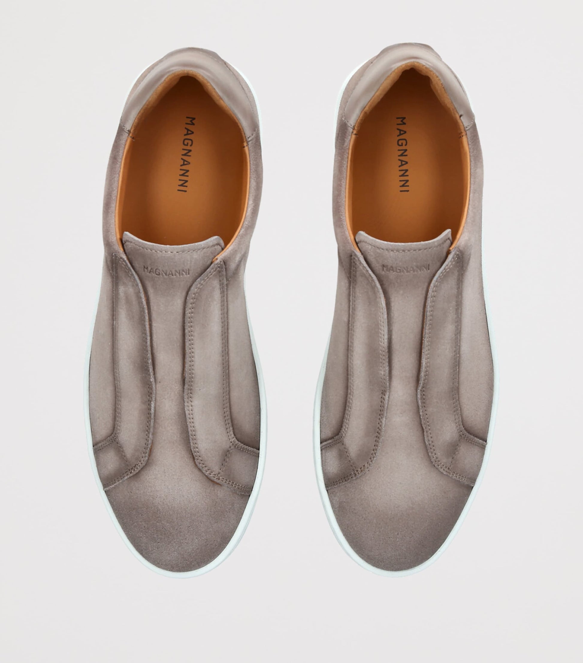 Suede Laceless Sneakers