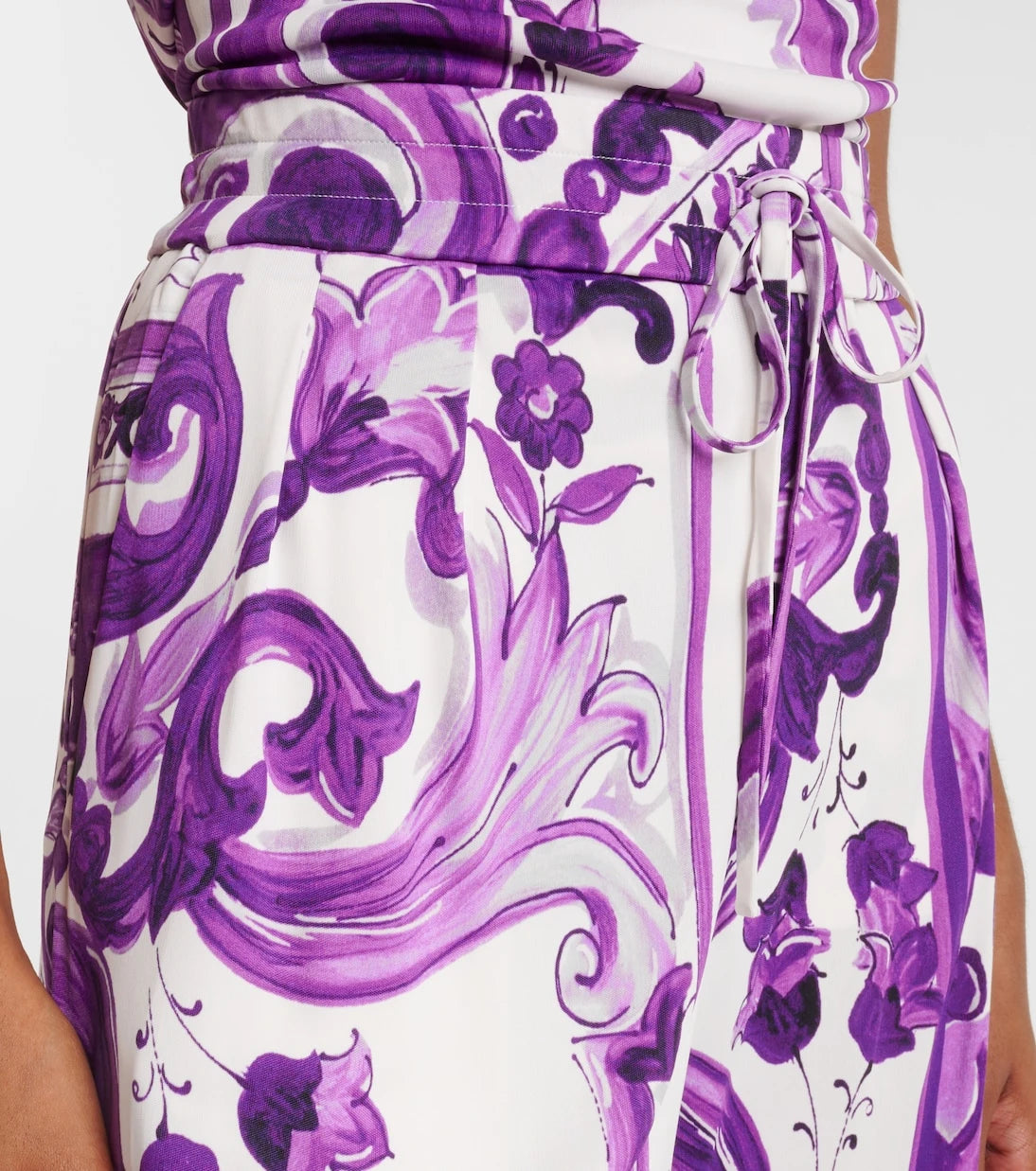 Dolce&Gabbana - Majolica wide-leg pants