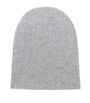 Saint Laurent Grey Cashmere Embroidered Logo Beanie