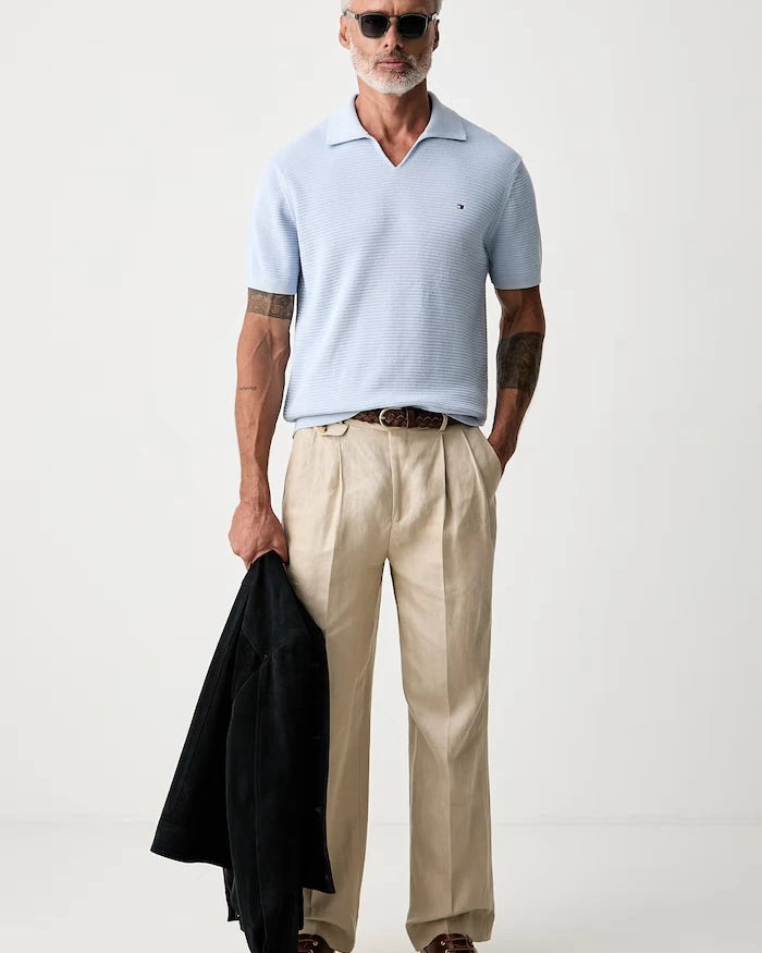 Tommy Hilfiger erkek pamuklu polo tişört