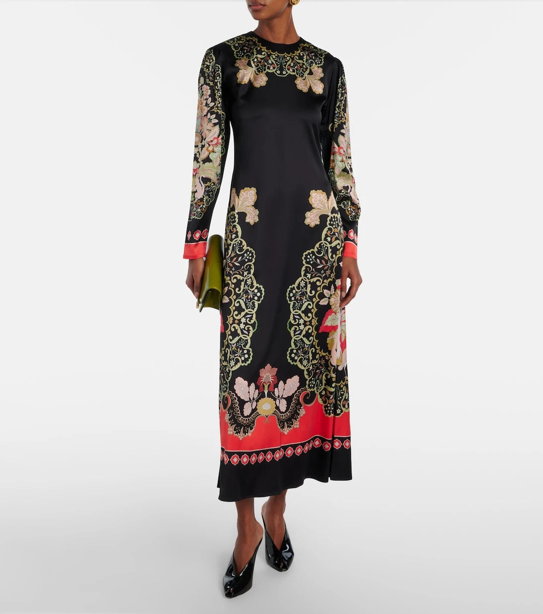 La DoubleJ - Cornucopia Placée ruffled maxi dress