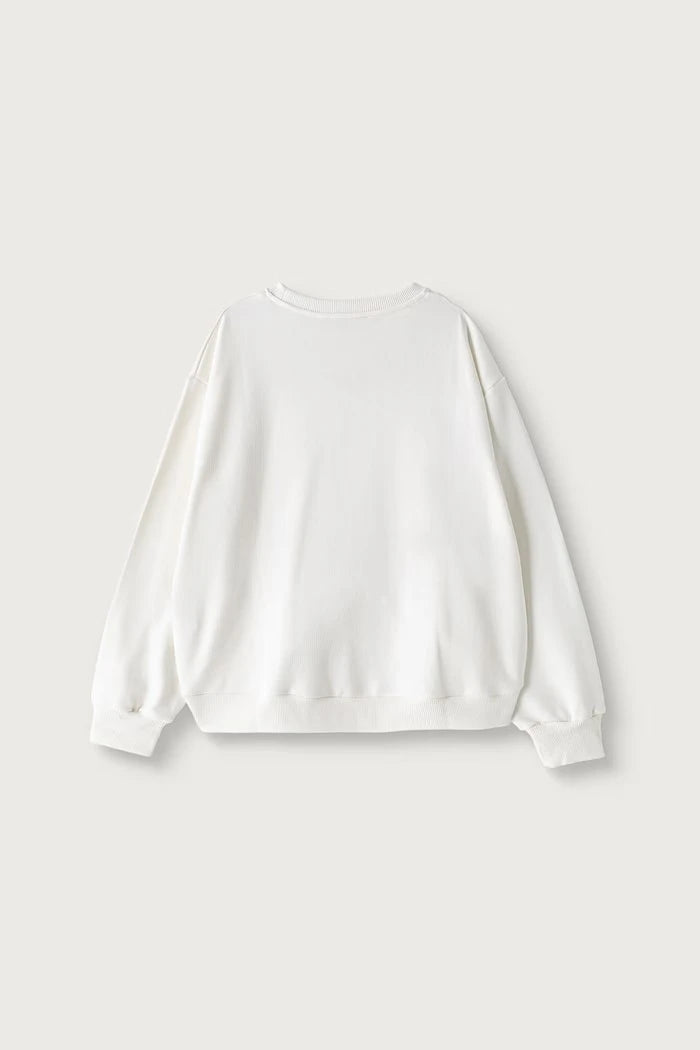 Pamuklu çocuk sweatshirt