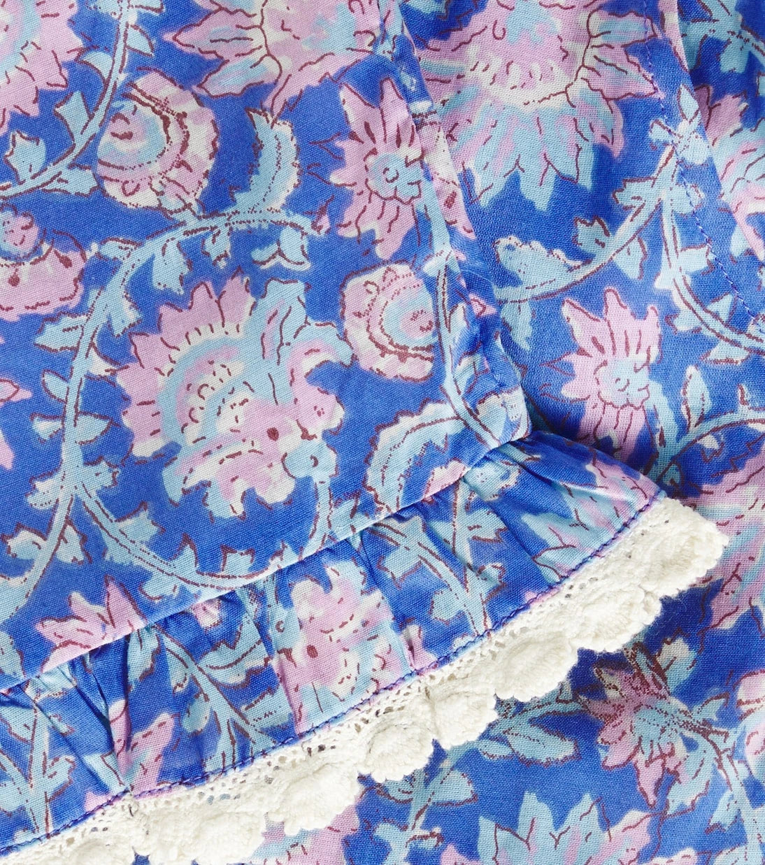 Louise Misha - Printed cotton voile shorts