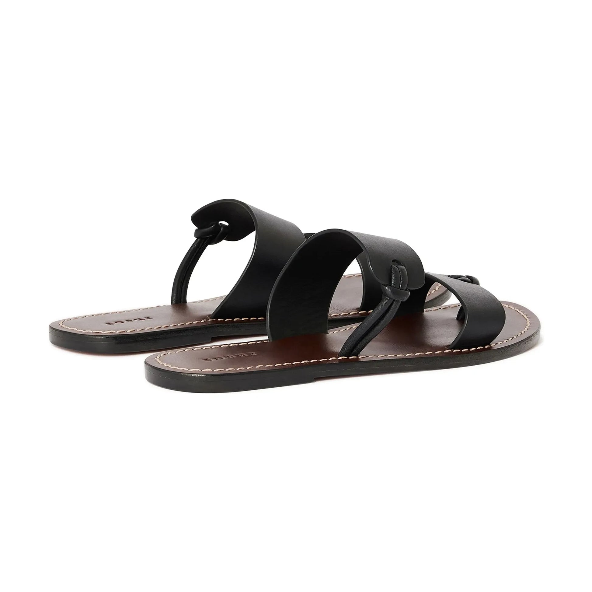 Soeur - Uptown Leather Sandals | Black