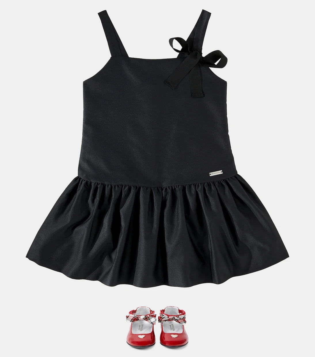 Monnalisa - Ruffled duchesse dress