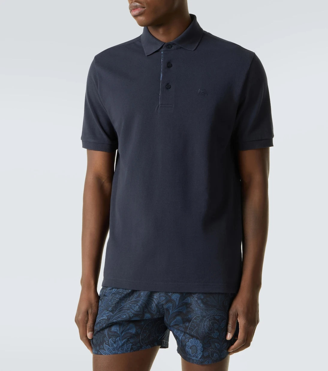 Etro - Pegaso cotton polo shirt