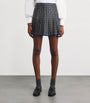 Claudie Pierlot Black Pleated Printed Mini Skirt