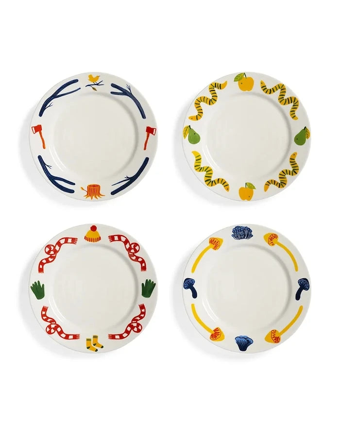 &k amsterdam Haines 22 cm Tatlı Tabağı Seti (4 Parça)