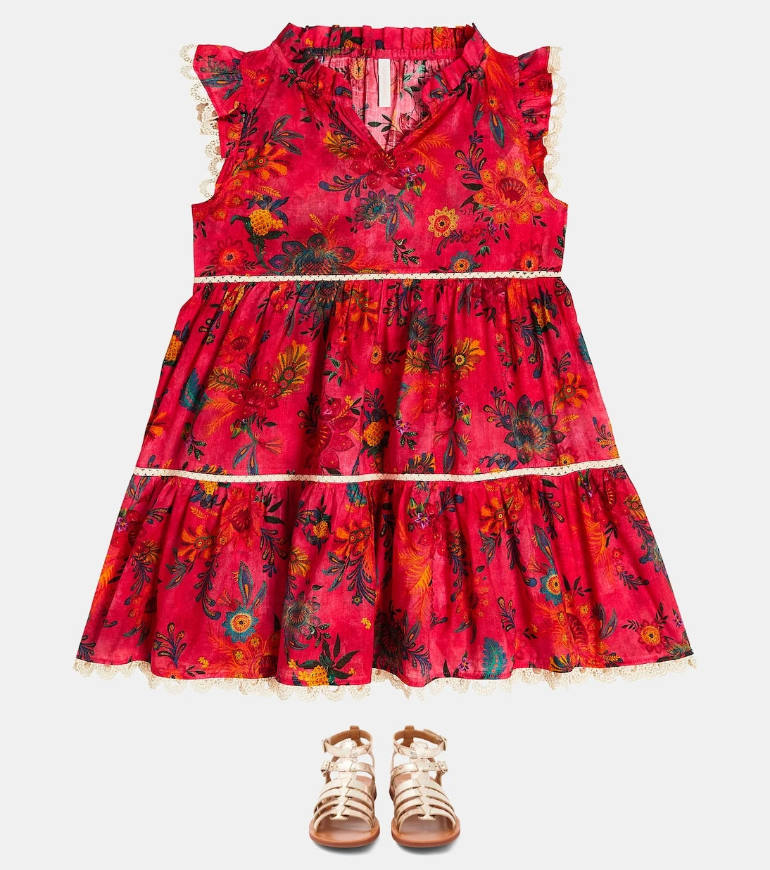 Zimmermann Kids - Ginger floral cotton dress