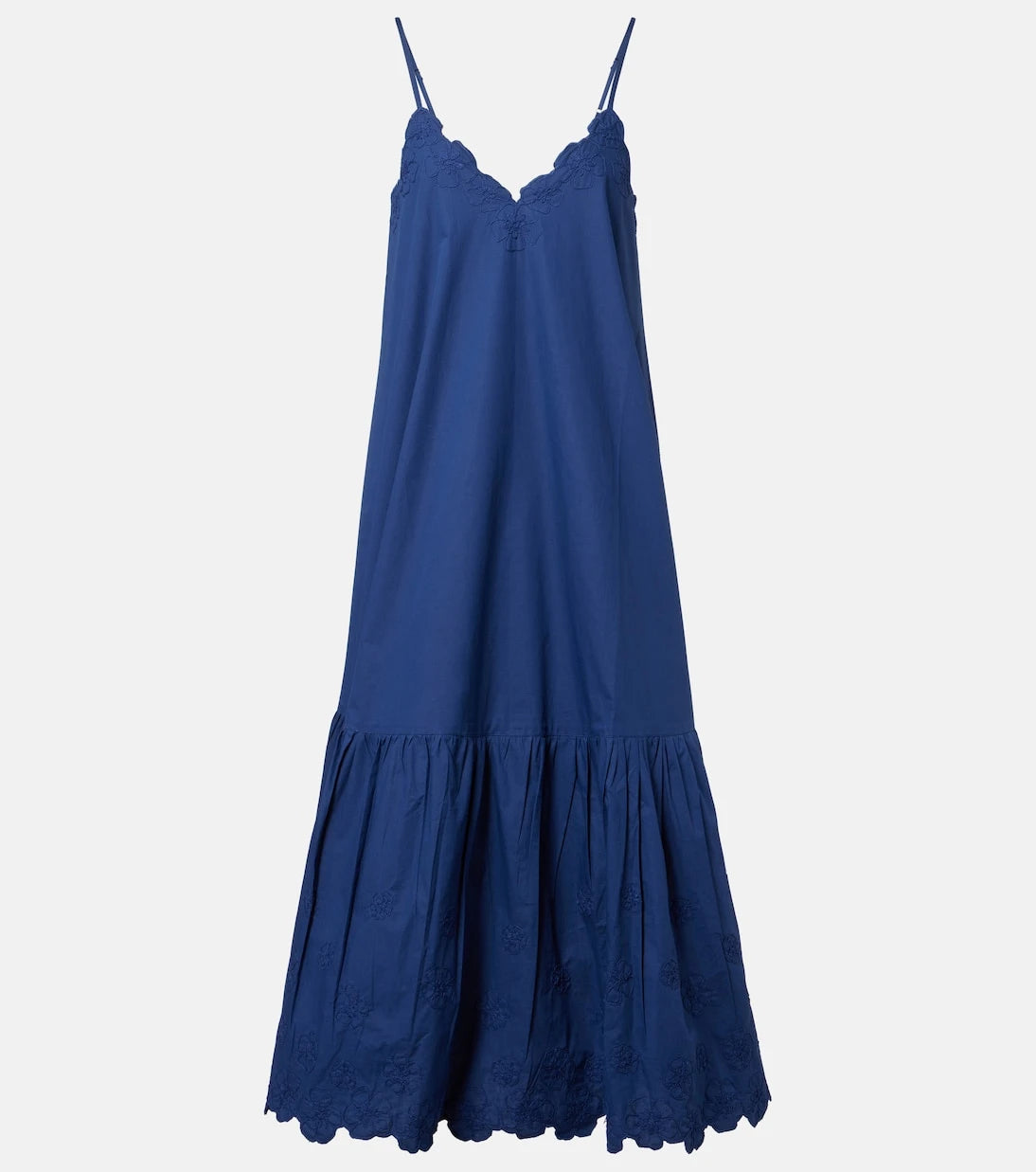 Juliet Dunn - Embroidered cotton midi dress