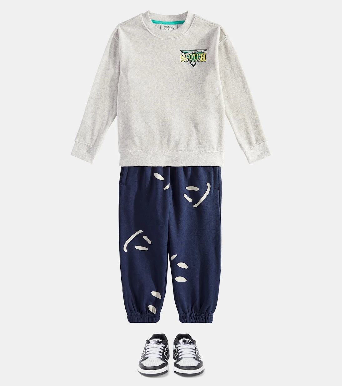 Scotch & Soda Kids - Cotton-blend terry sweatshirt