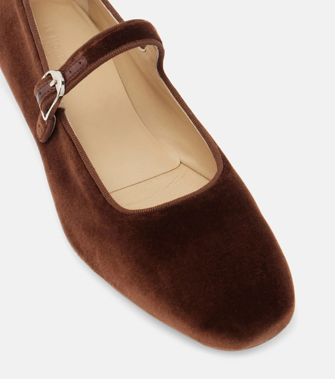 Le Monde Béryl - Velvet Mary Jane flats