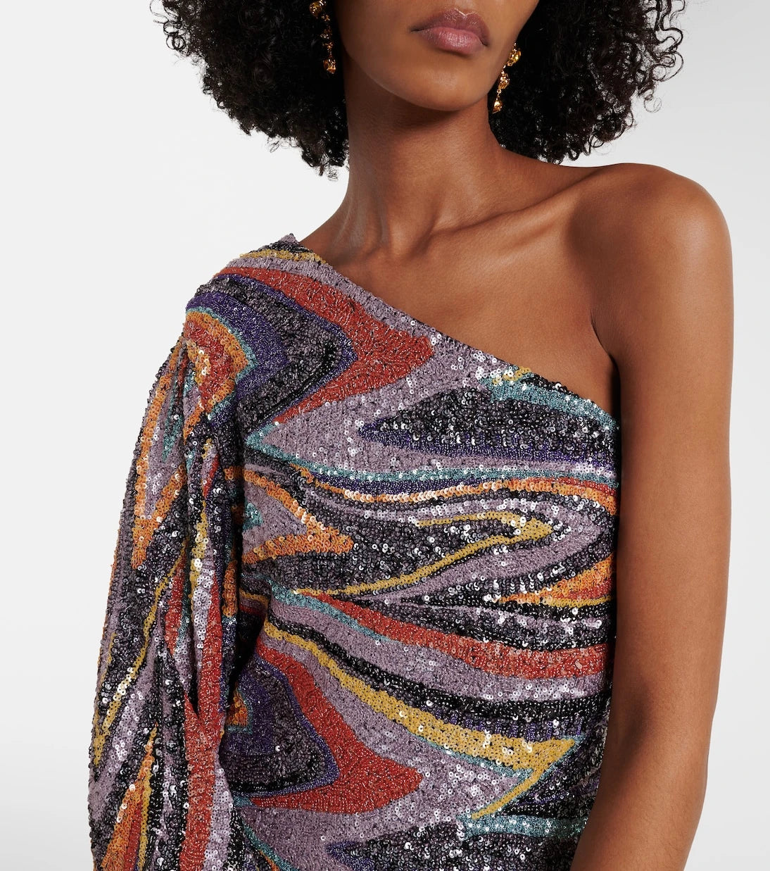 Taller Marmo - Jasmine sequined draped gown