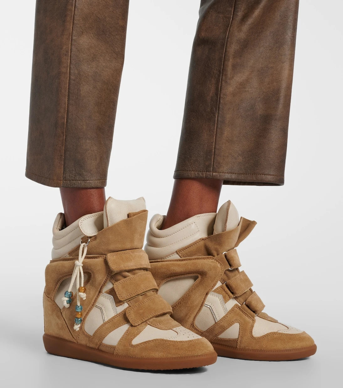 Isabel Marant - Bekett suede high-top sneakers