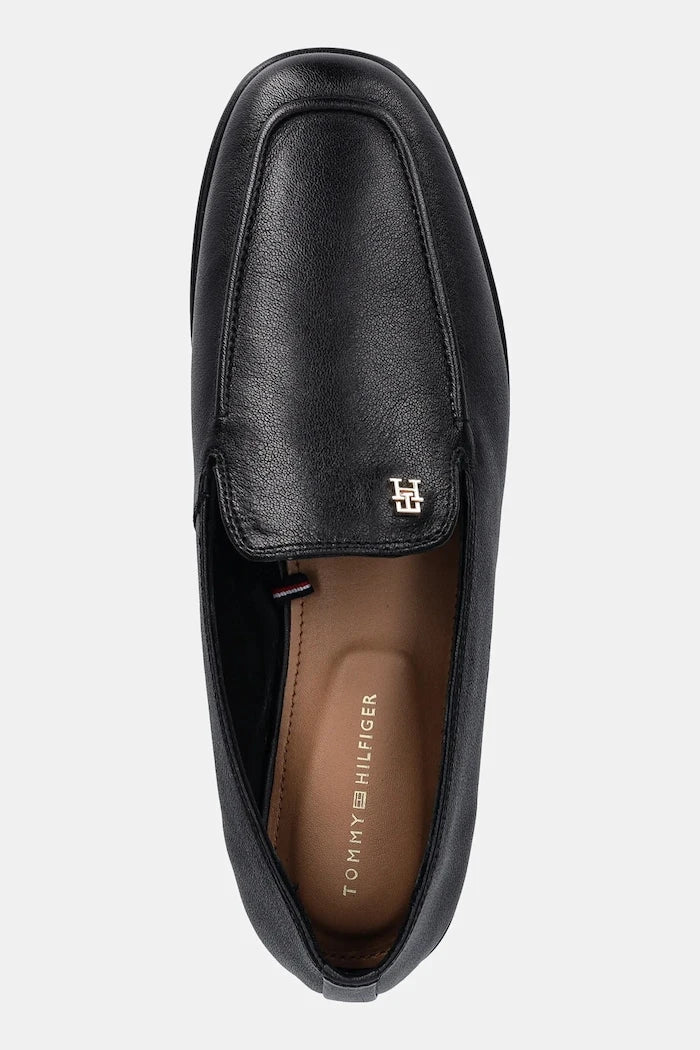 Кожени мокасини Tommy Hilfiger TH LEATHER LOAFER