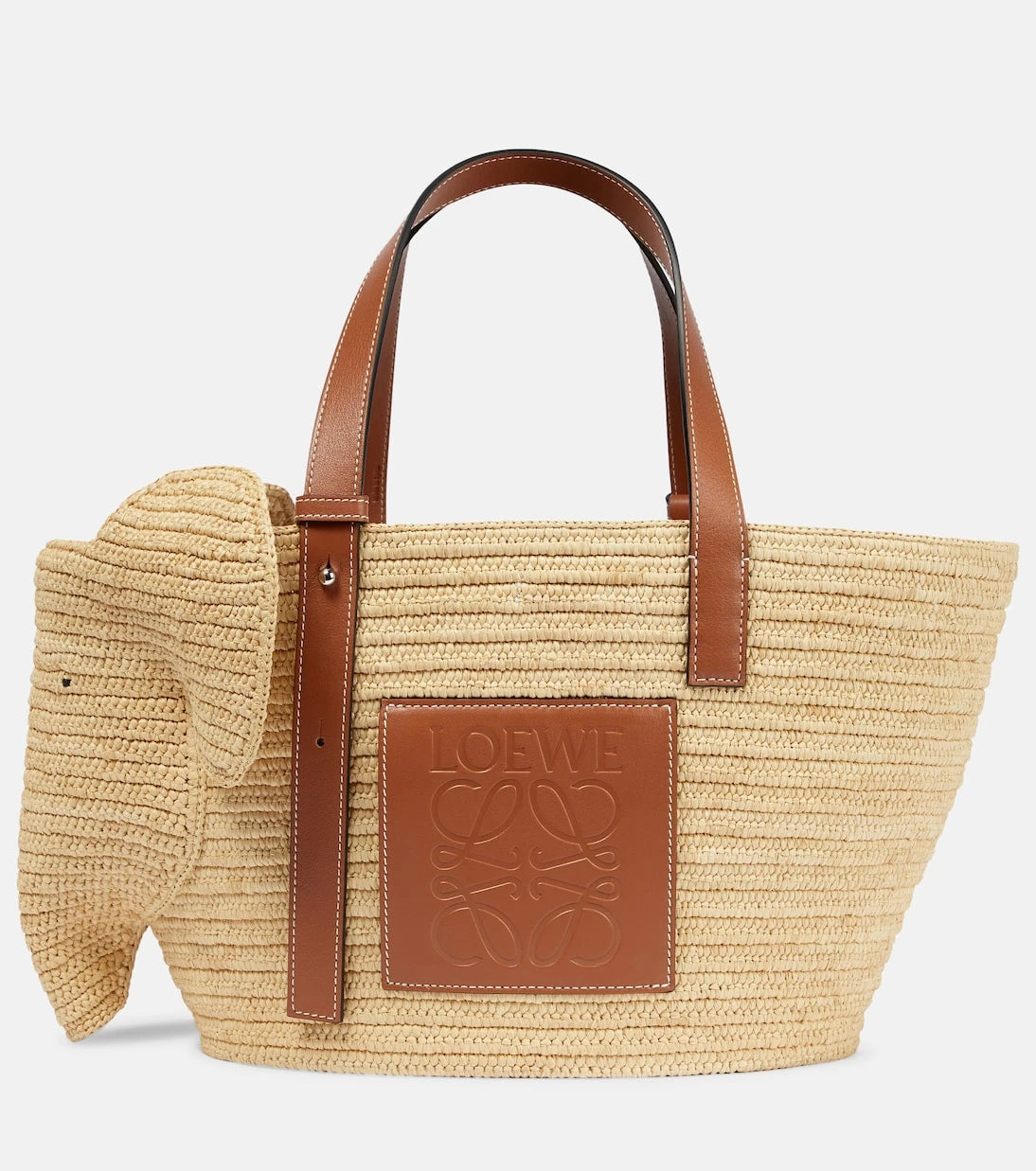 Loewe - حقيبة يد توت فيل باسكت من الرافيا