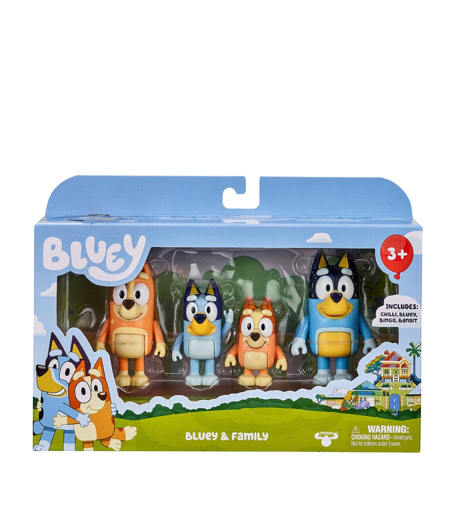 BLUEY Family Figures (Set of 4)