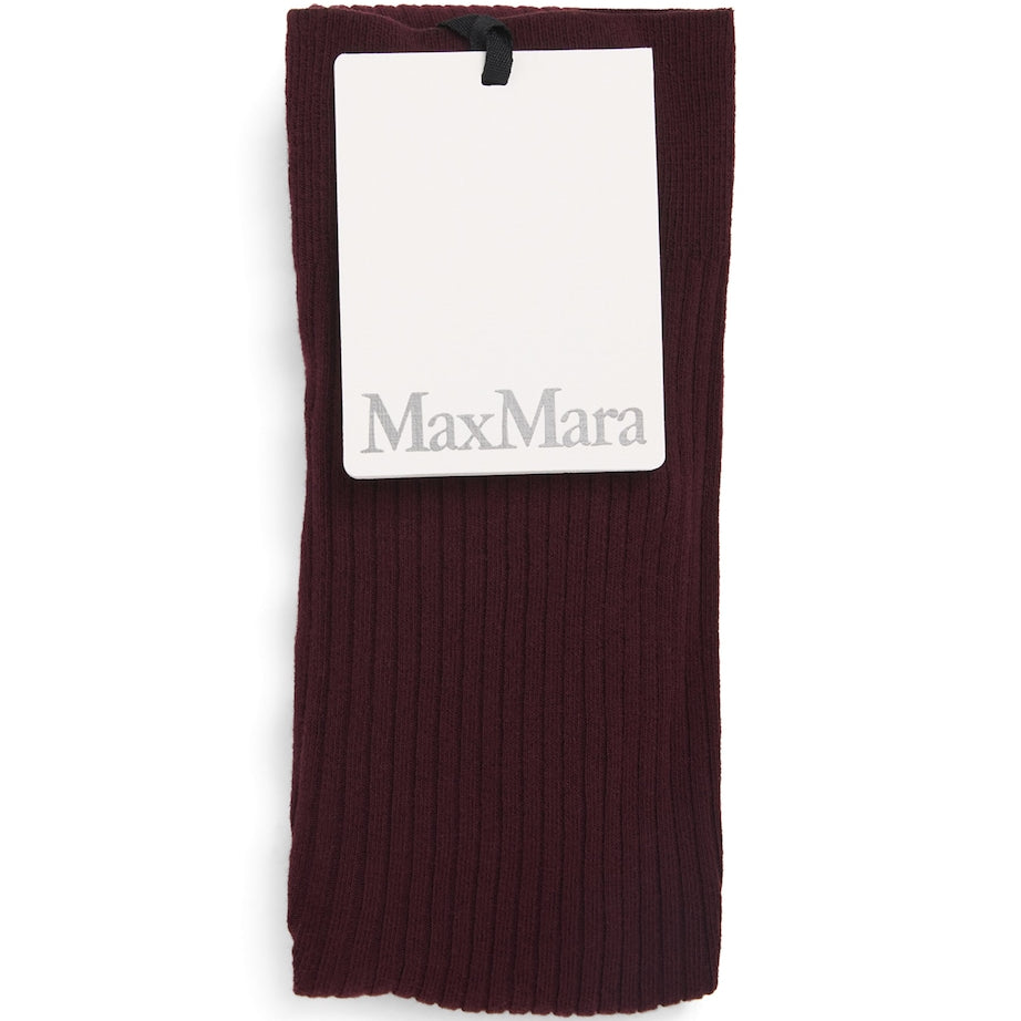 Pink Rib-Knit Tights