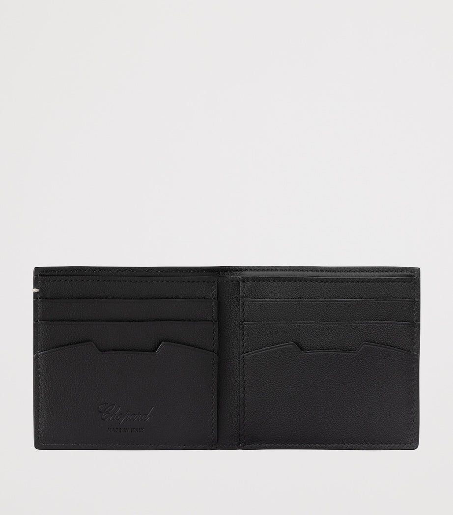 Mini Leather Racing Bifold Wallet