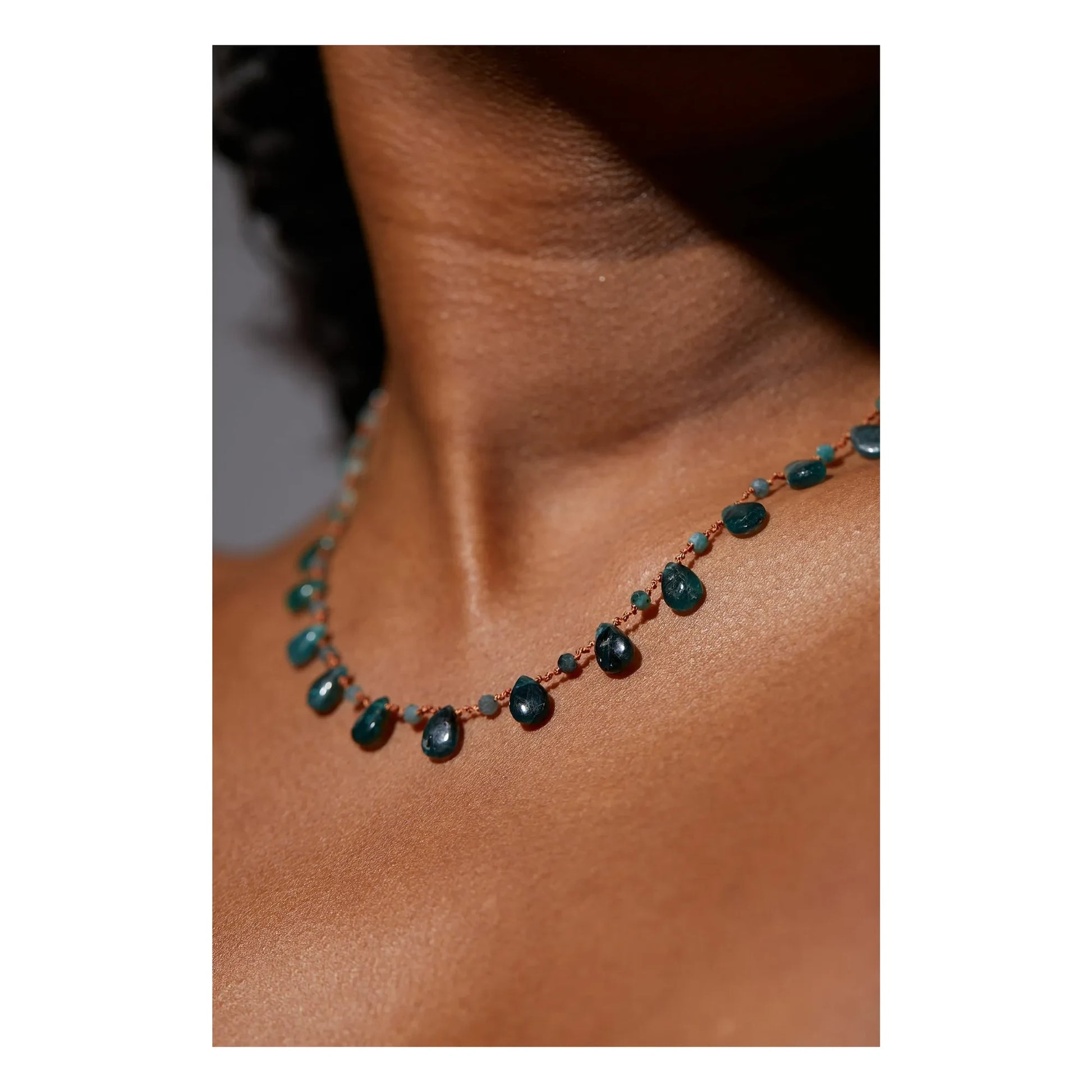 Ivarene - Osprey Drops &amp; Beads necklace | Grandidierite