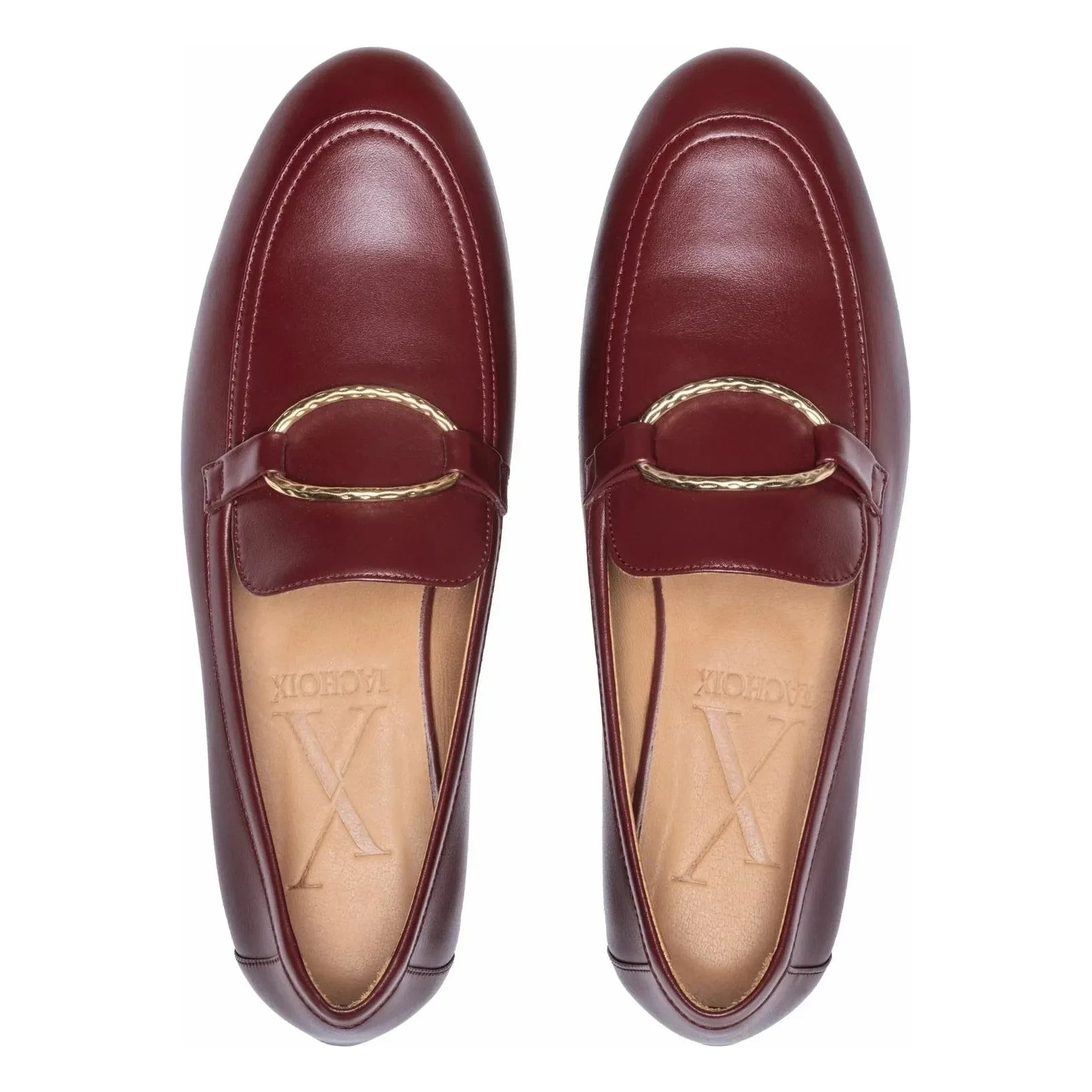 Lachoix - Tomboy Chic loafers | Burgundy