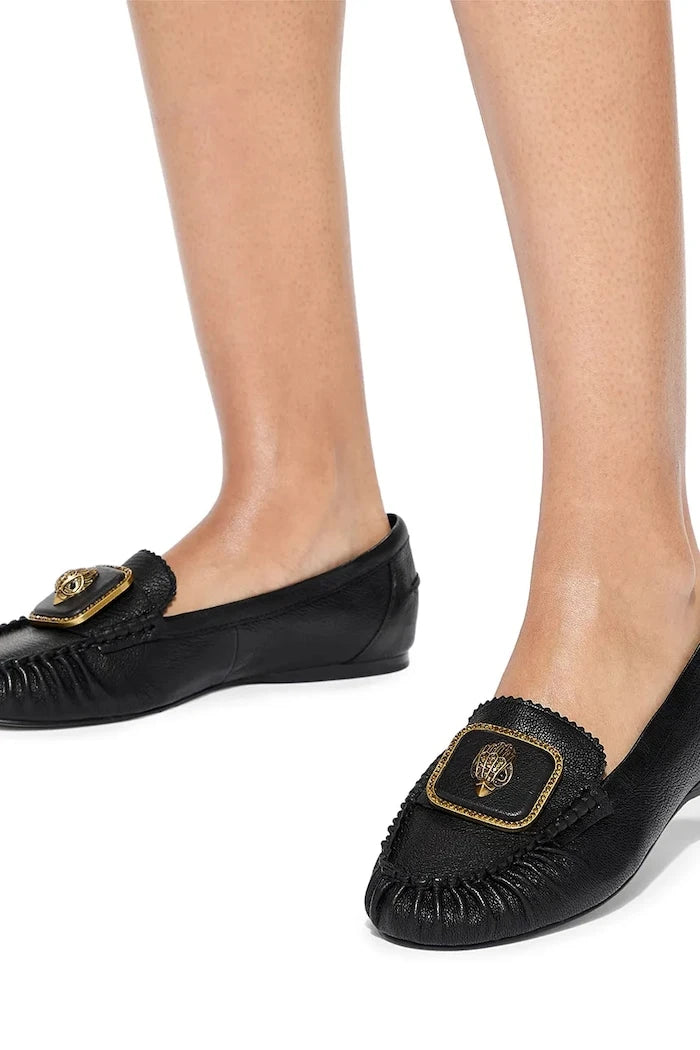 Kurt Geiger London Kadın Deri Mokasen Pimlico Moccasin Black Leather