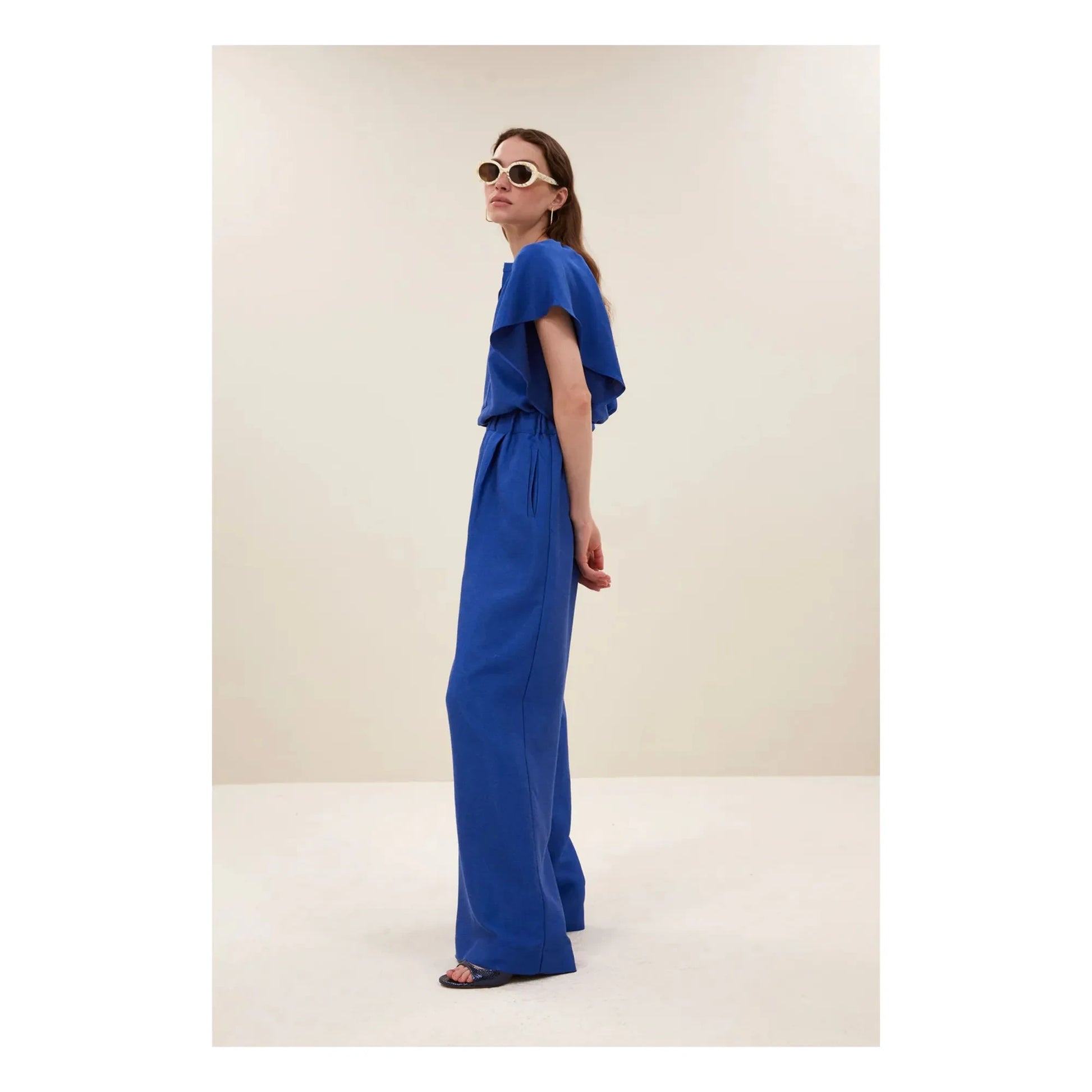 By Bar - Gloss Celin pants | Royal blue