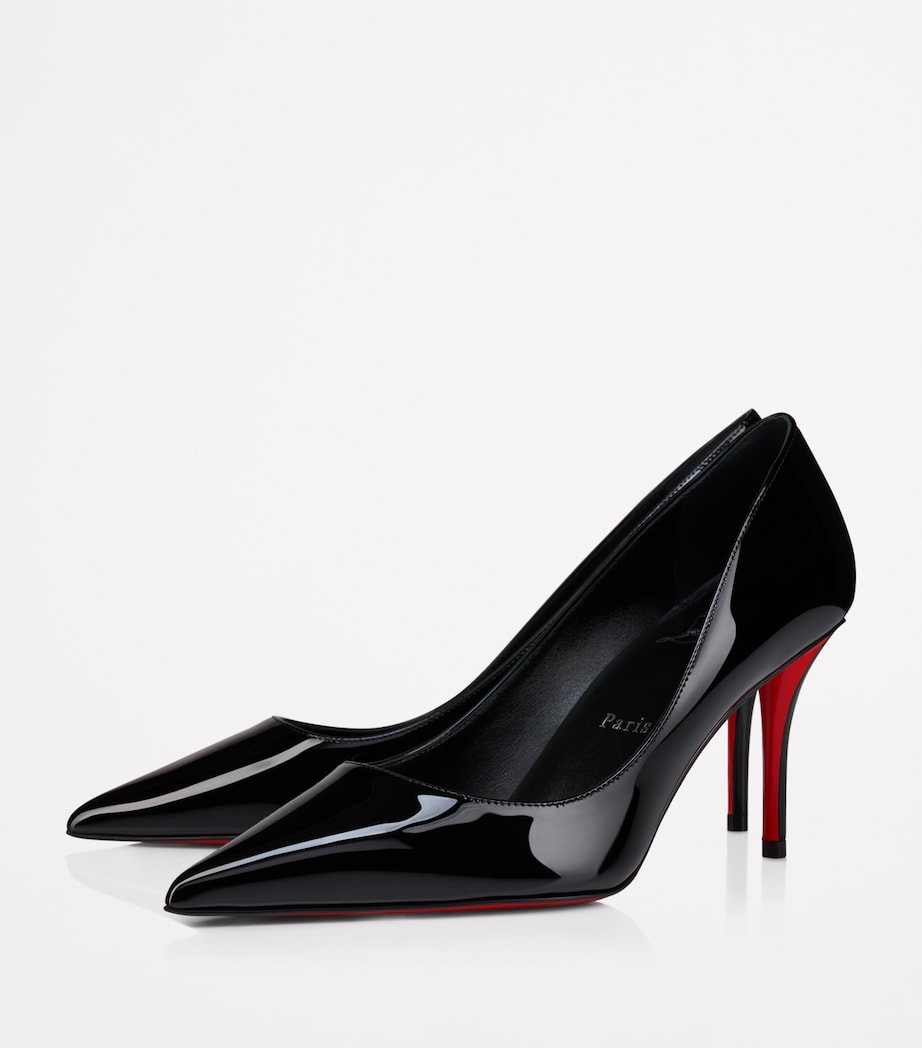 Christian Louboutin Black Miss Z Patent Leather Pumps 80