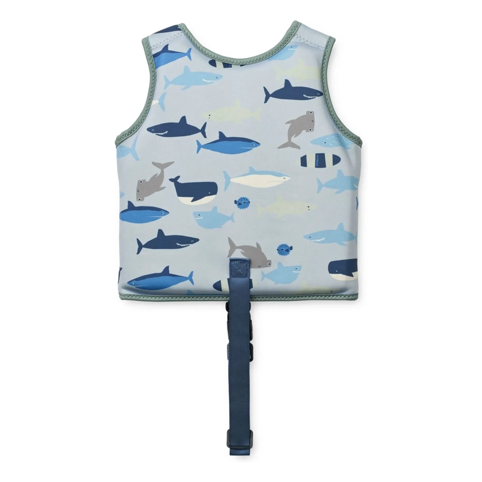 Liewood - Dove swimming vest | Shark/Dove blue