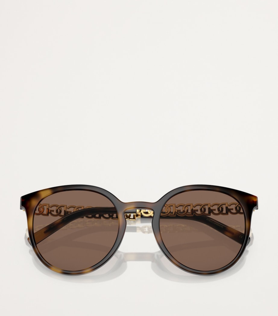 Brown Injected 0DG6189U Sunglasses