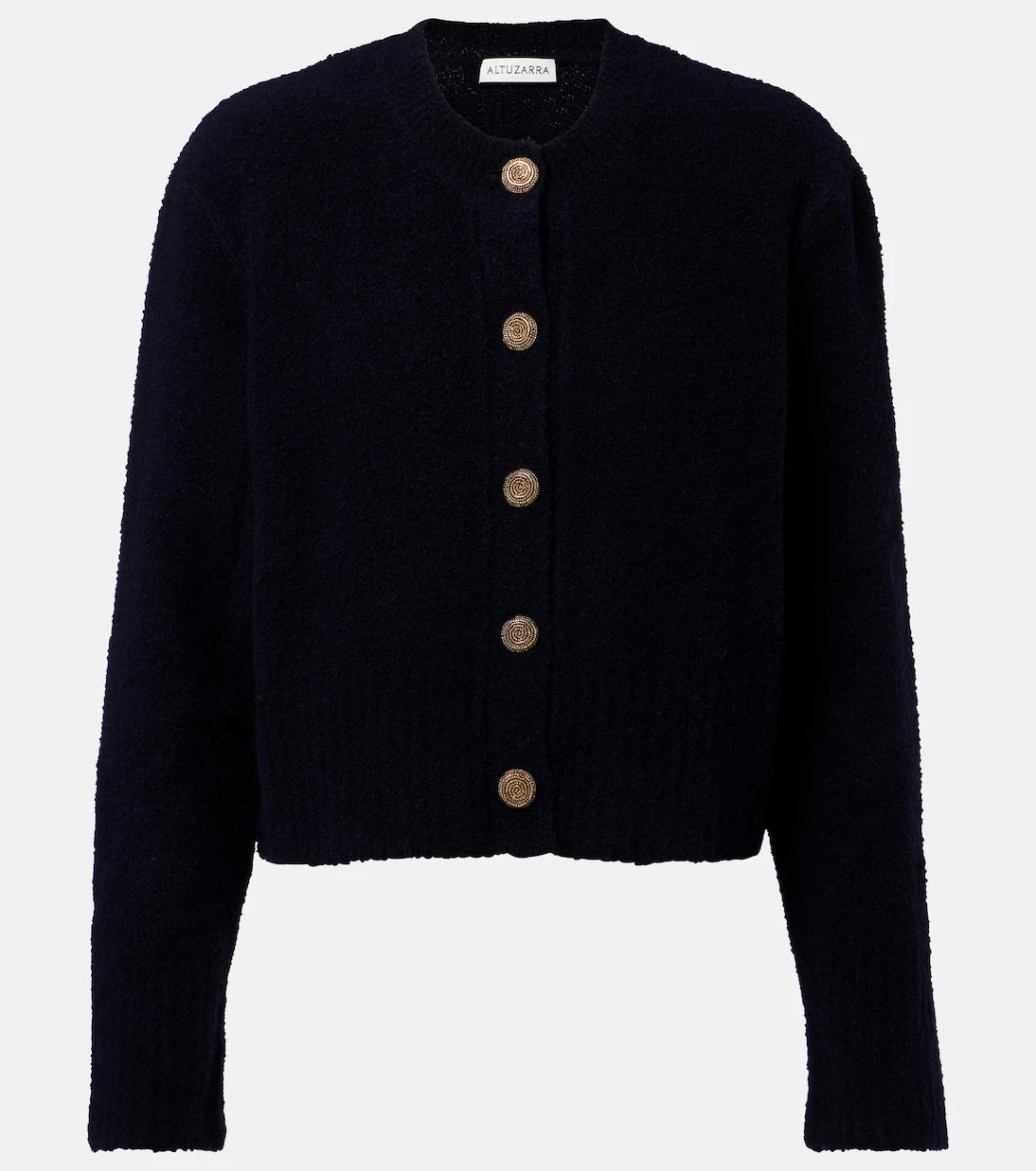 Altuzarra - Harris cropped wool-blend cardigan