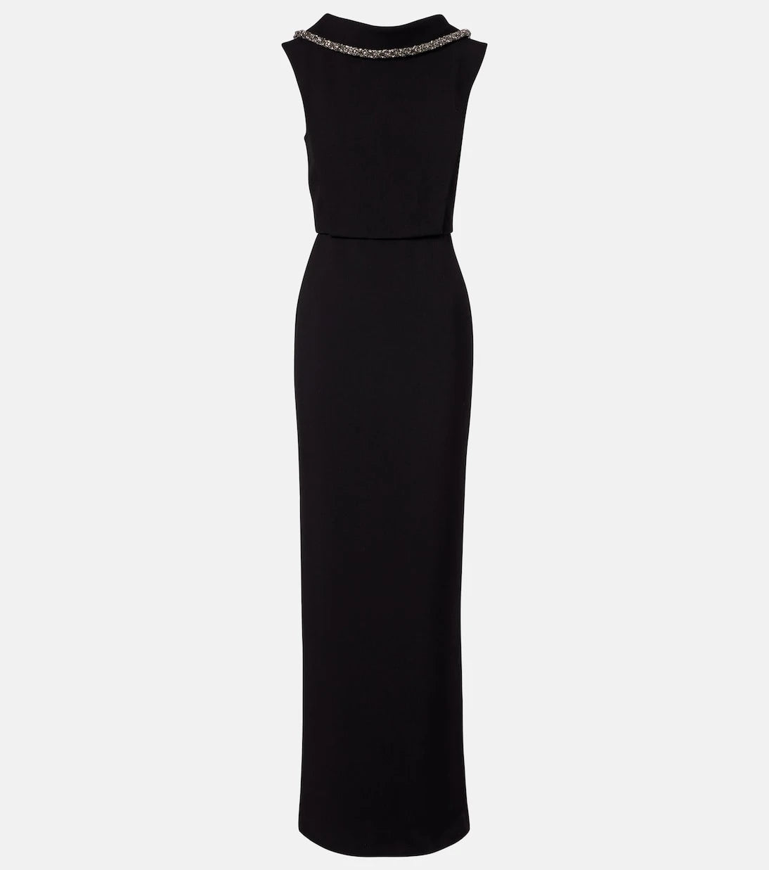 Roland Mouret - Embellished crêpe gown
