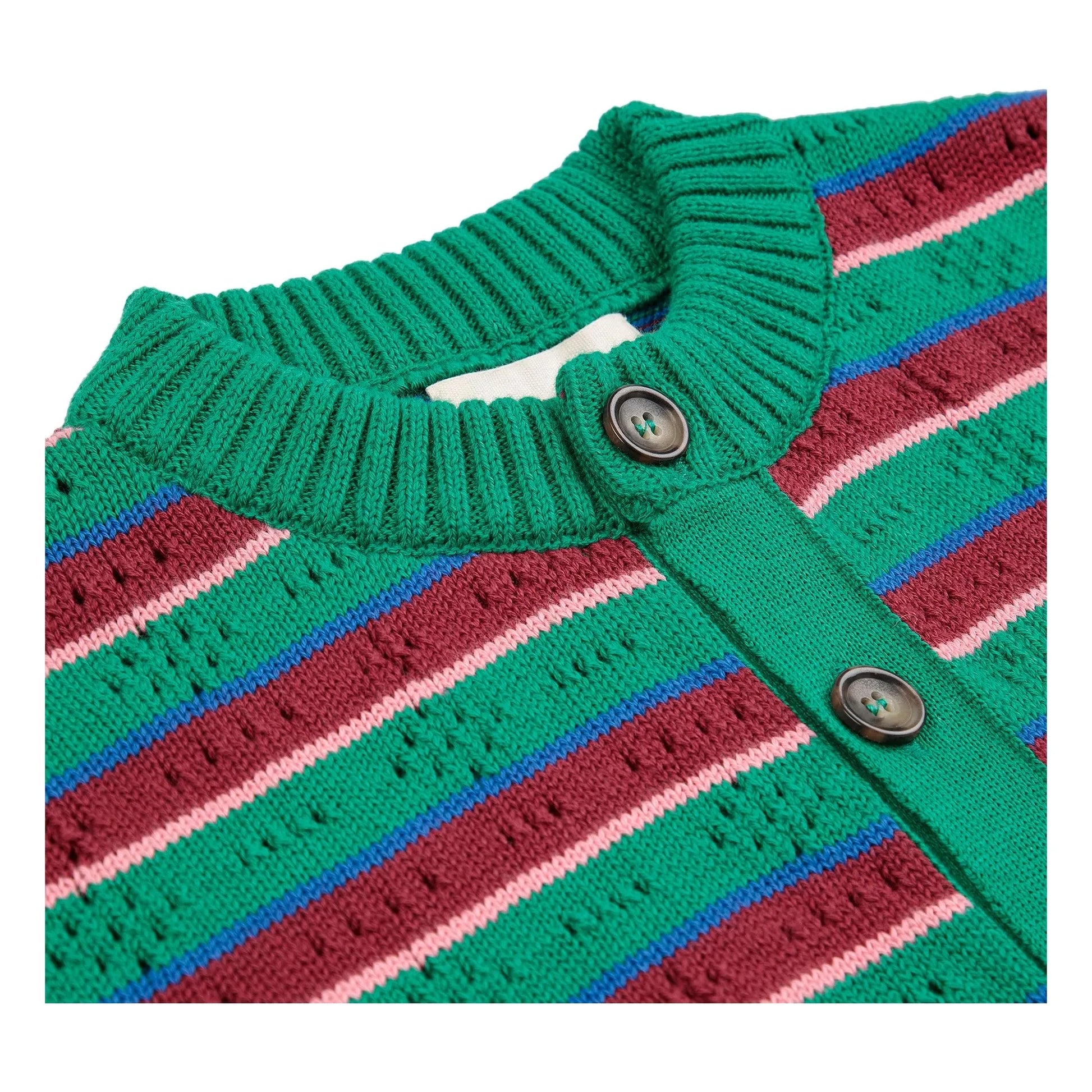 Bobo Choses - Striped Organic Cotton Vest | Green