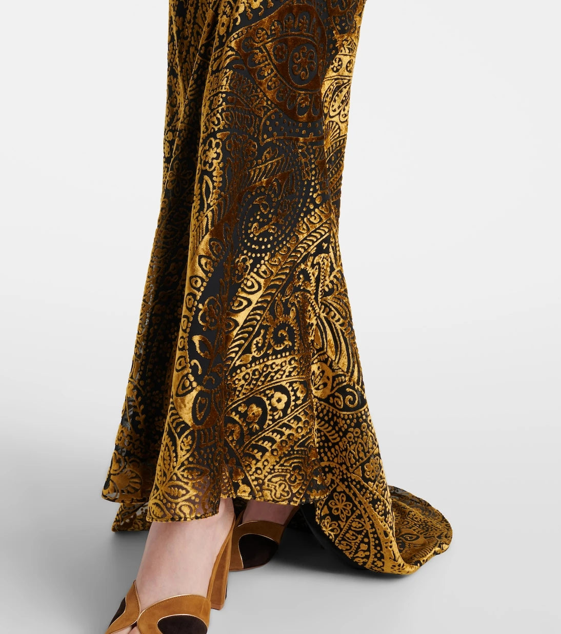 Etro - Paisley jacquard maxi dress