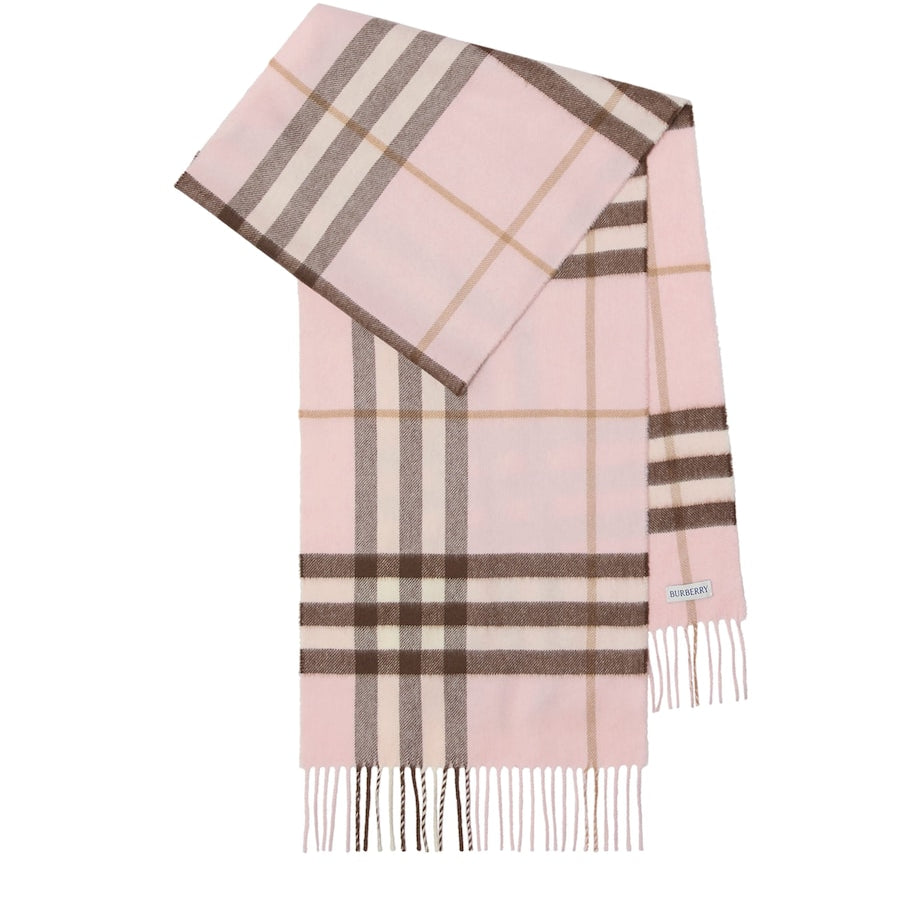 Cashmere Check Scarf