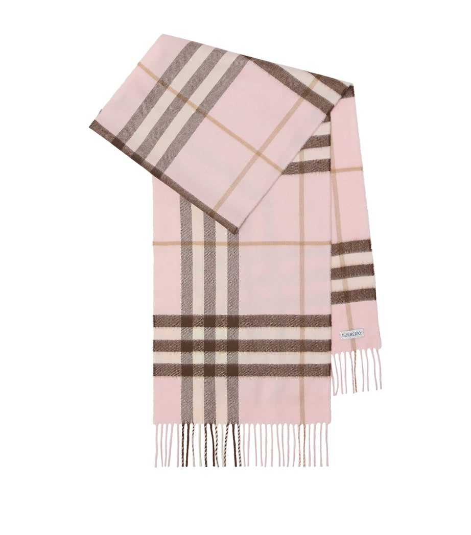 Cashmere Check Scarf