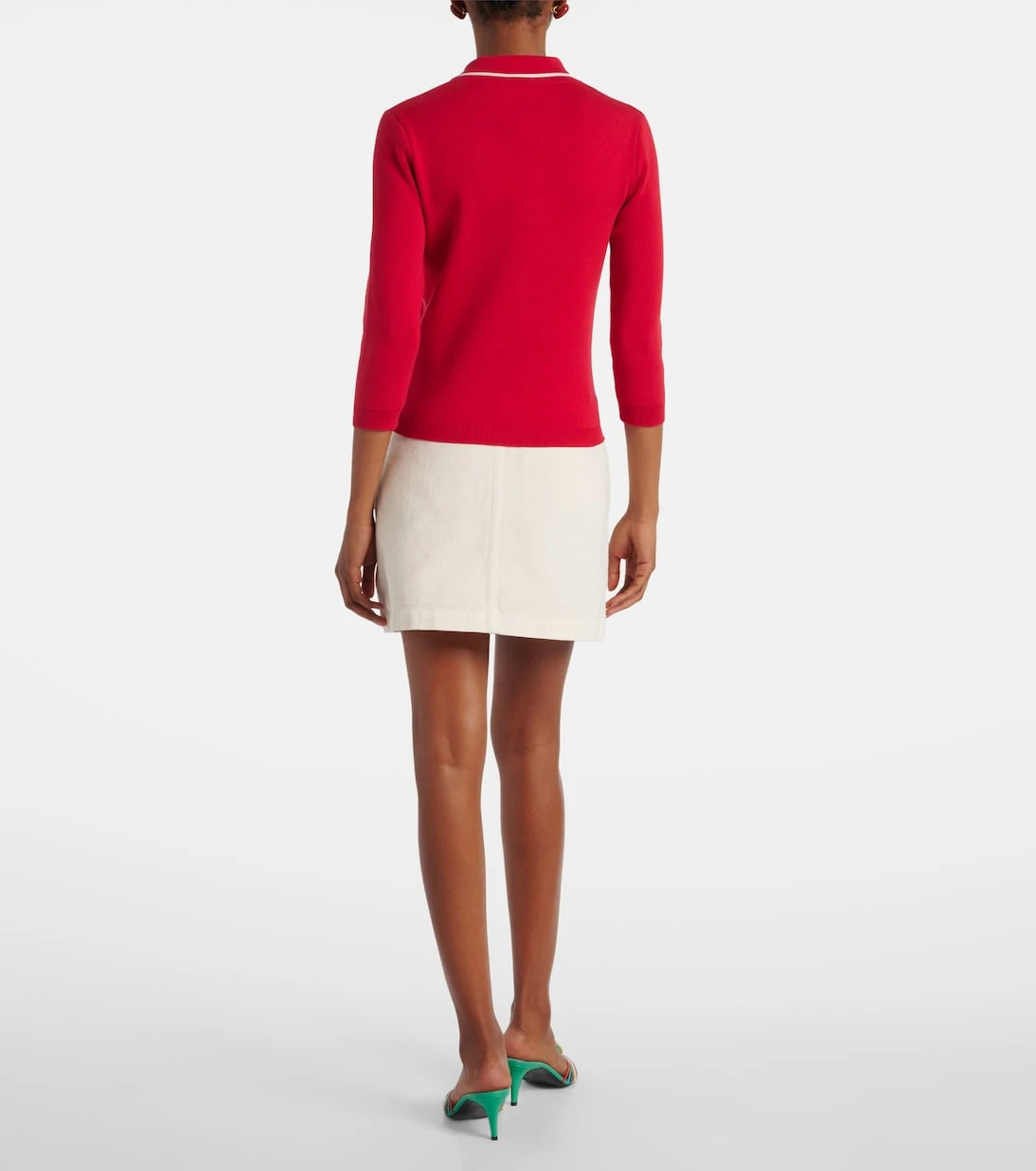 Valentino - Ribbed-knit cotton cardigan