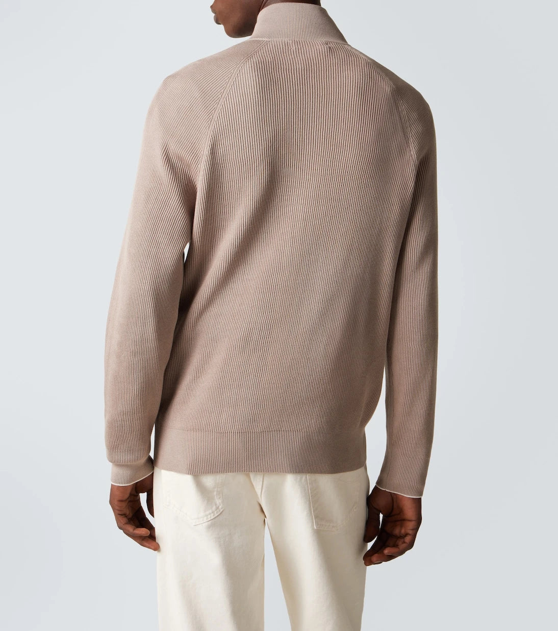 Brunello Cucinelli - Cotton half-zip sweater