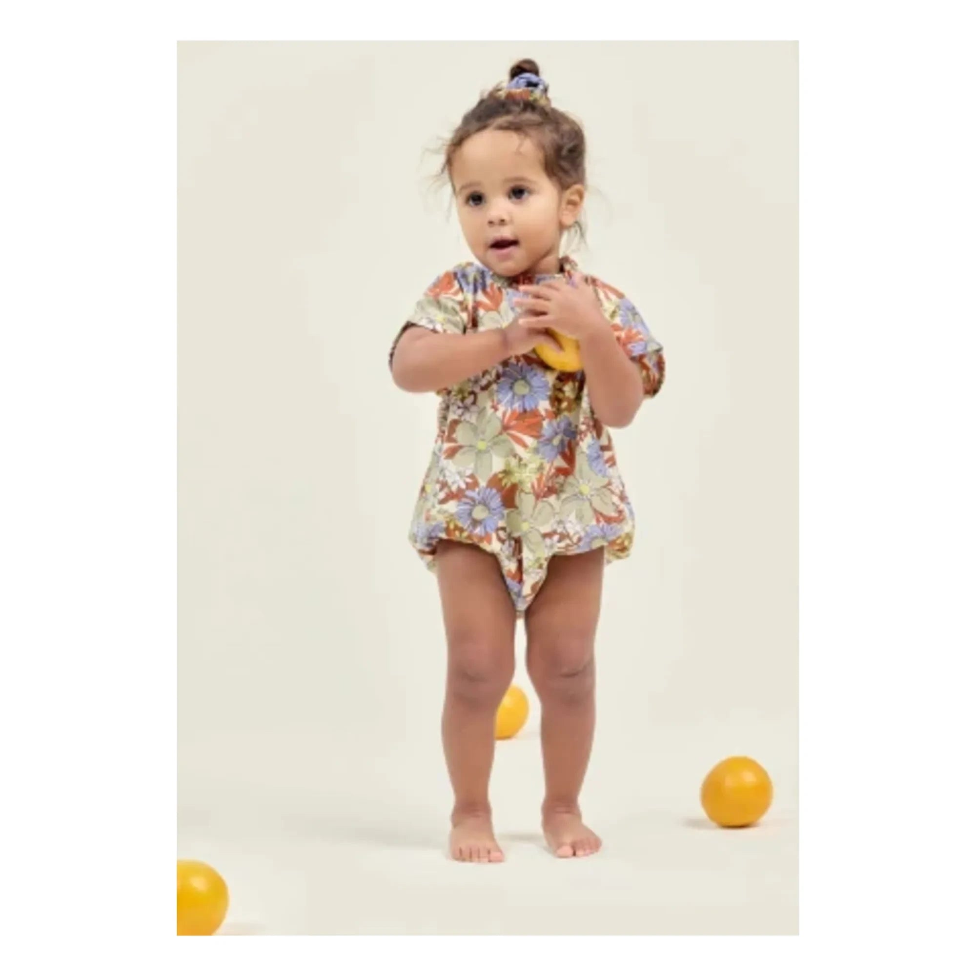 Apaches - Kalak floral romper  | Green