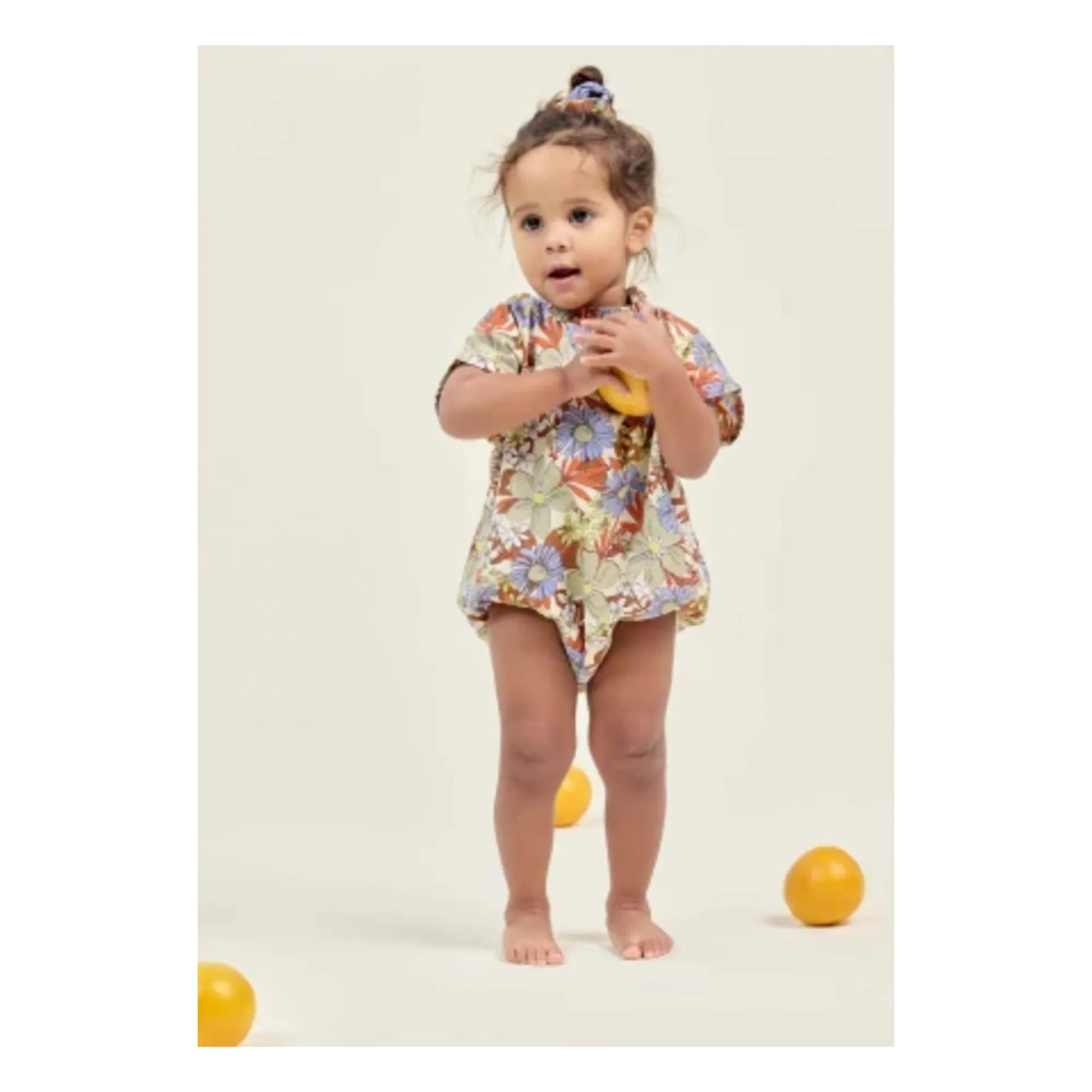 Apaches - Kalak floral romper  | Green