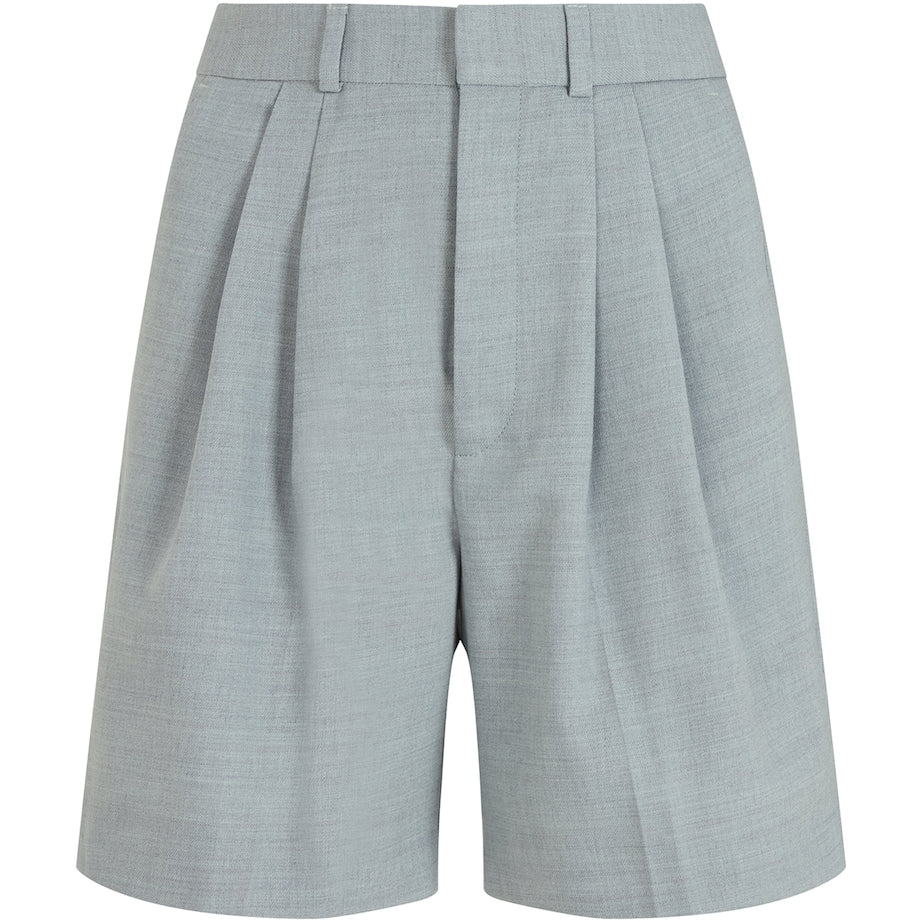 ANINE BING Blue Carrie High-Rise Tailored Shorts