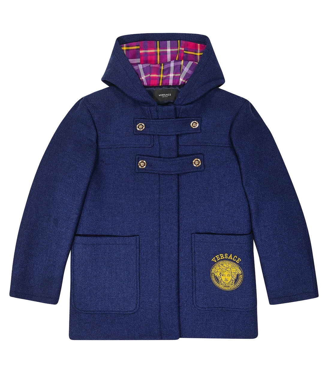 Versace Kids - Logo print coat