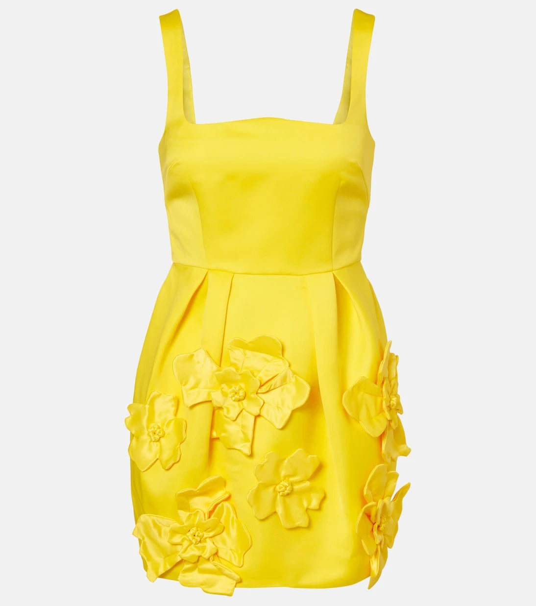 Leo Lin - Piper floral-appliqué minidress