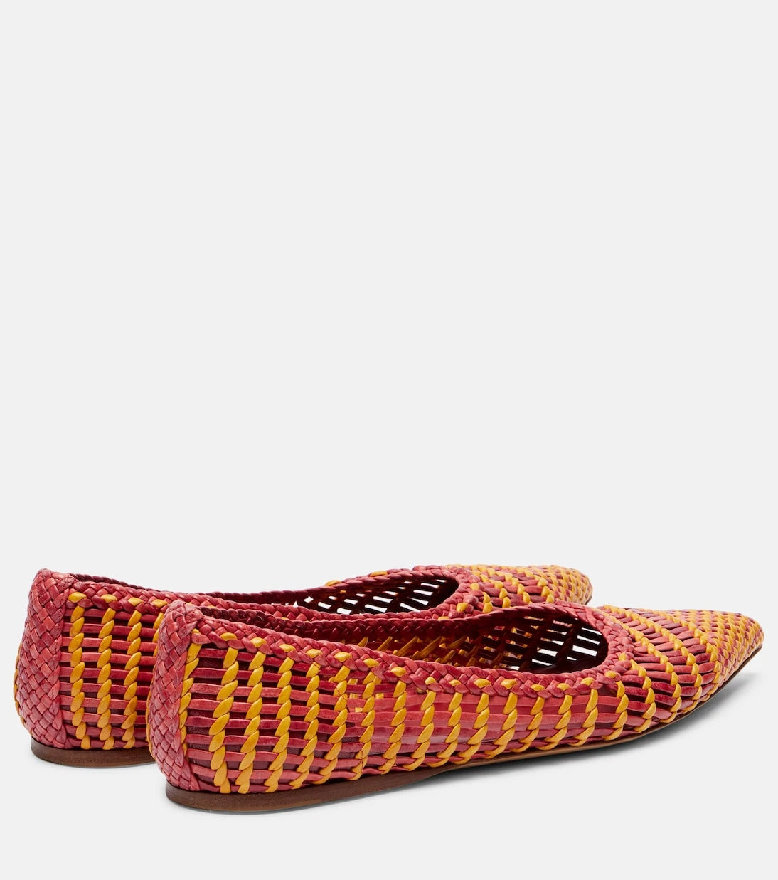 Gabriela Hearst - Aurora woven leather ballet flats